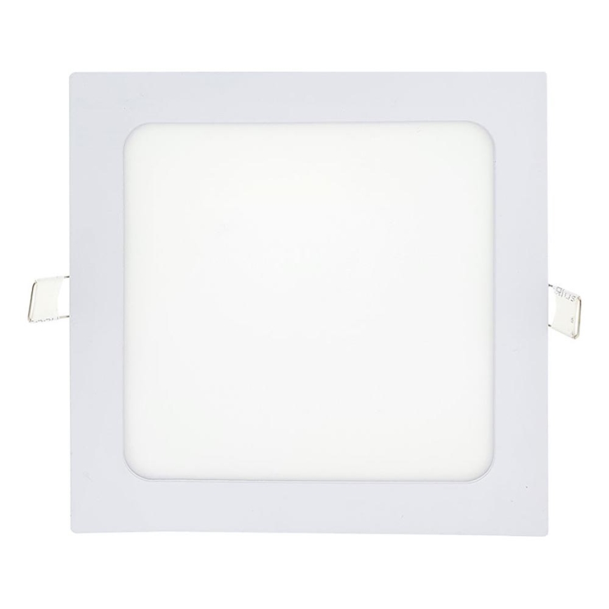LED Recessed light SQUARE LED/15W/230V 4200K 18,8x18,8 cm white