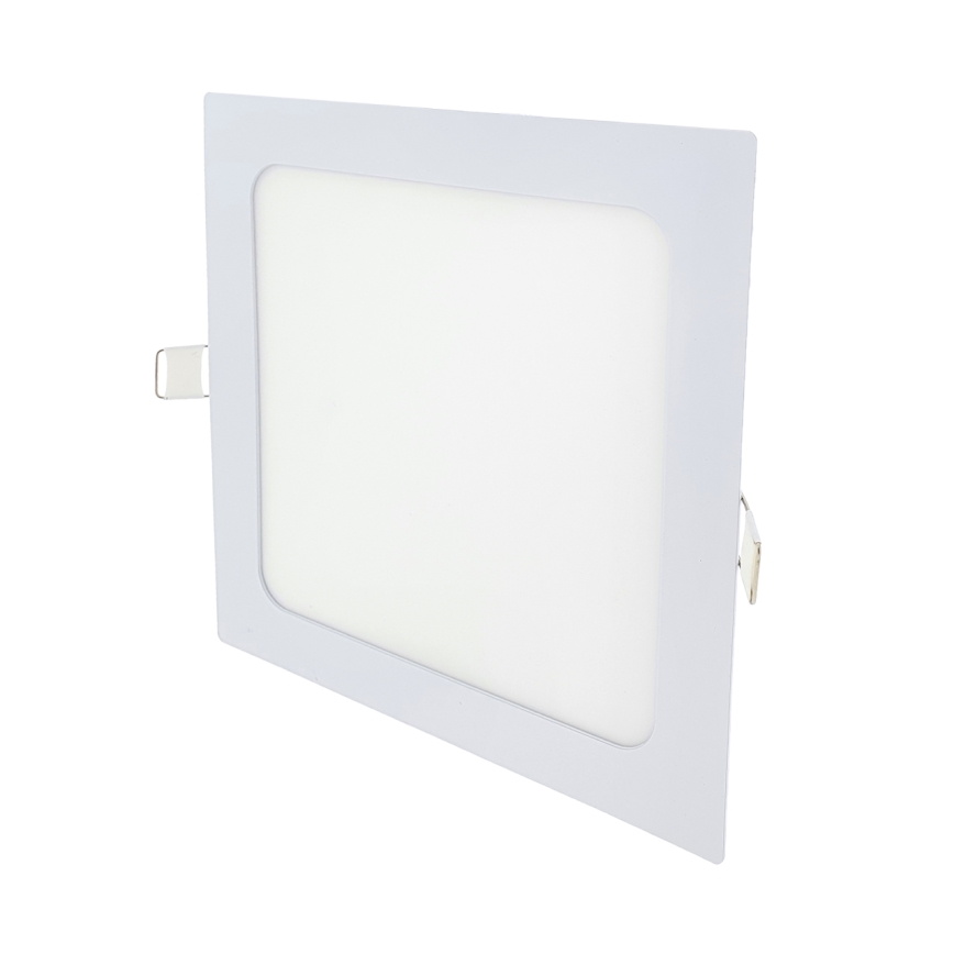 LED Recessed light SQUARE LED/15W/230V 4200K 18,8x18,8 cm white