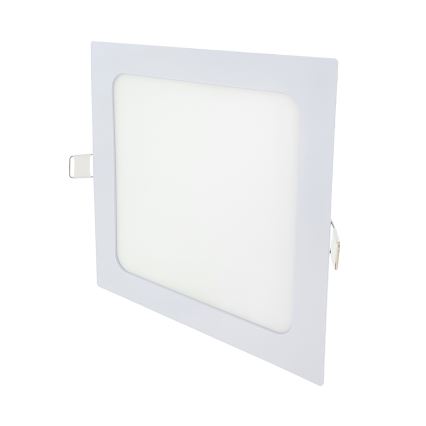 LED Recessed light SQUARE LED/15W/230V 4200K 18,8x18,8 cm white