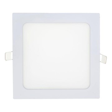 LED Recessed light SQUARE LED/15W/230V 6500K 18,8x18,8 cm white