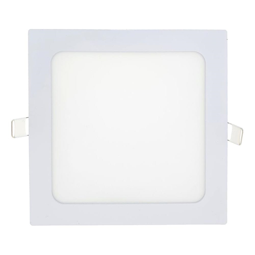 LED Recessed light SQUARE LED/15W/230V 6500K 18,8x18,8 cm white