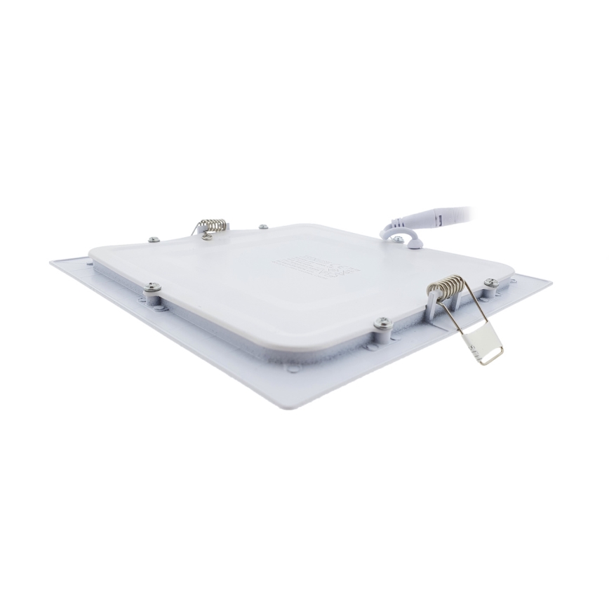 LED Recessed light SQUARE LED/15W/230V 6500K 18,8x18,8 cm white