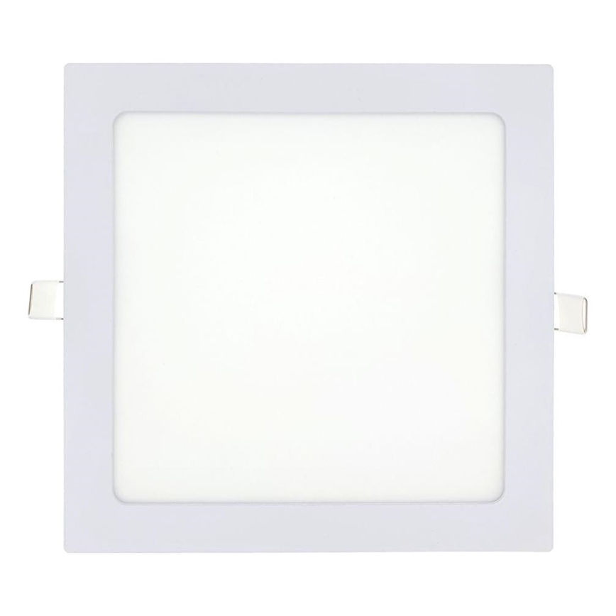 LED Recessed light SQUARE LED/18W/230V 2700K 22x22 cm white