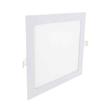 LED Recessed light SQUARE LED/18W/230V 2700K 22x22 cm white