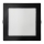 LED Recessed light SQUARE LED/18W/230V 4000K 22x22 cm black