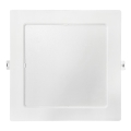 LED Recessed light SQUARE LED/18W/230V 4000K 22x22 cm white