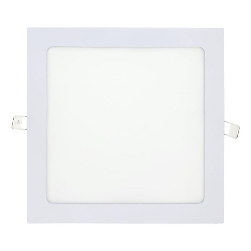 LED Recessed light SQUARE LED/18W/230V 4200K 22x22 cm white
