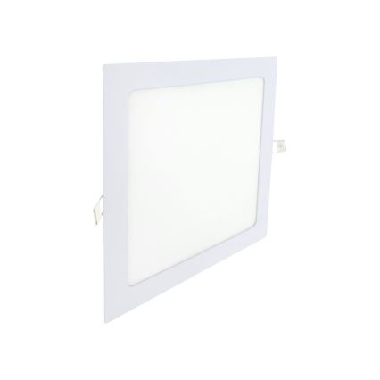 LED Recessed light SQUARE LED/18W/230V 4200K 22x22 cm white