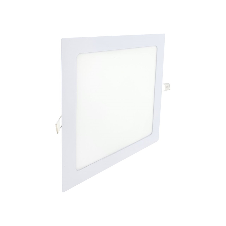 LED Recessed light SQUARE LED/18W/230V 4200K 22x22 cm white