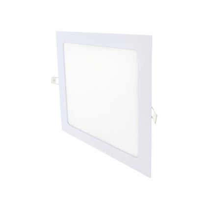 LED Recessed light SQUARE LED/18W/230V 4200K 22x22 cm white