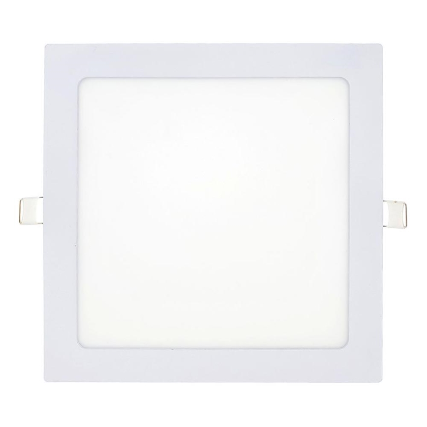 LED Recessed light SQUARE LED/18W/230V 6500K 22x22 cm white