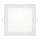LED Recessed light SQUARE LED/18W/230V 6500K 22x22 cm white