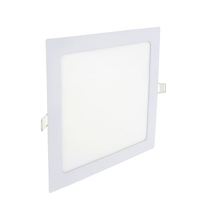 LED Recessed light SQUARE LED/18W/230V 6500K 22x22 cm white