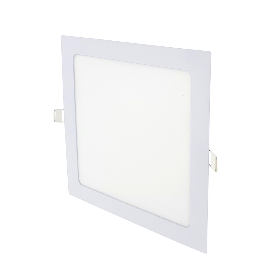 LED Recessed light SQUARE LED/18W/230V 6500K 22x22 cm white