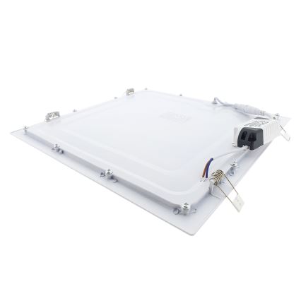 LED Recessed light SQUARE LED/24W/230V 4200K 29,2x29,2 cm white