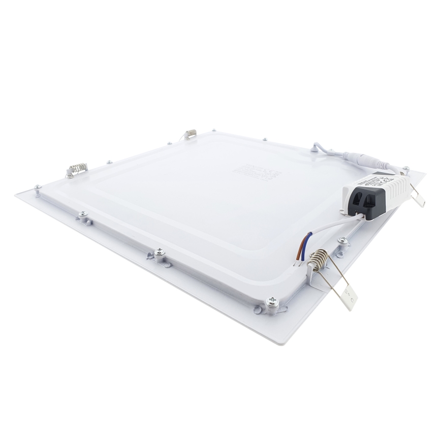 LED Recessed light SQUARE LED/24W/230V 4200K 29,2x29,2 cm white