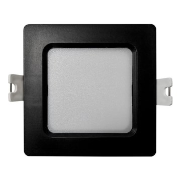 LED Recessed light SQUARE LED/3W/230V 4000K 9x9 cm black