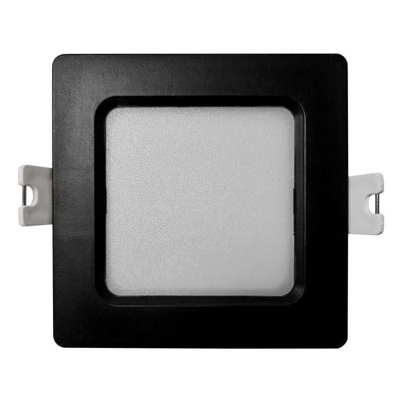 LED Recessed light SQUARE LED/3W/230V 4000K 9x9 cm black