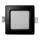 LED Recessed light SQUARE LED/3W/230V 4000K 9x9 cm black