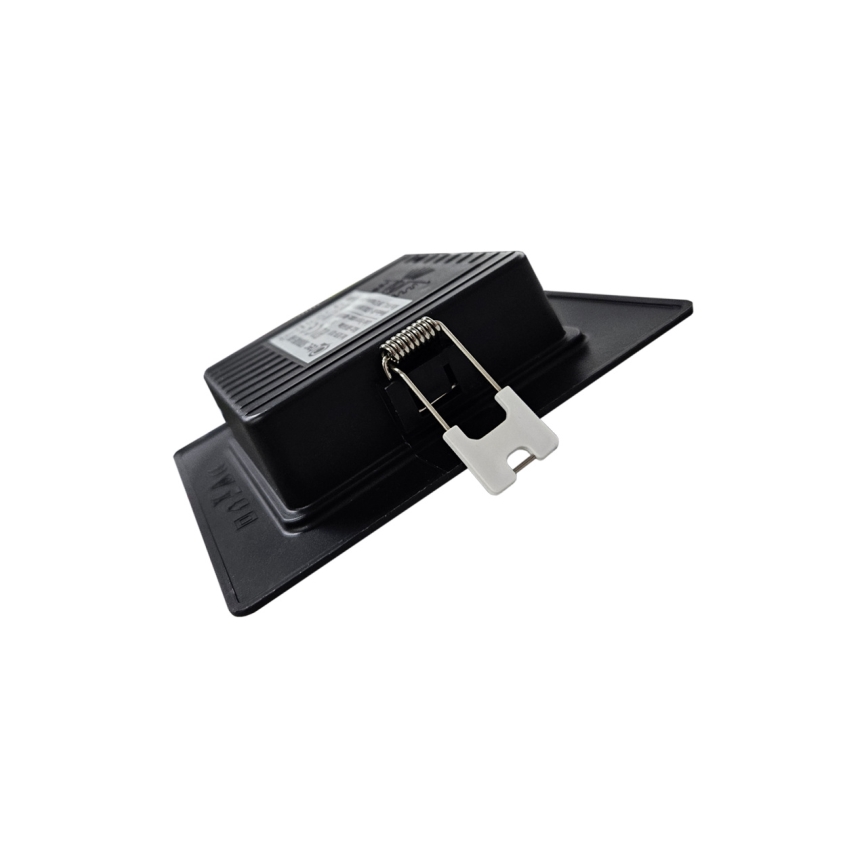 LED Recessed light SQUARE LED/3W/230V 4000K 9x9 cm black