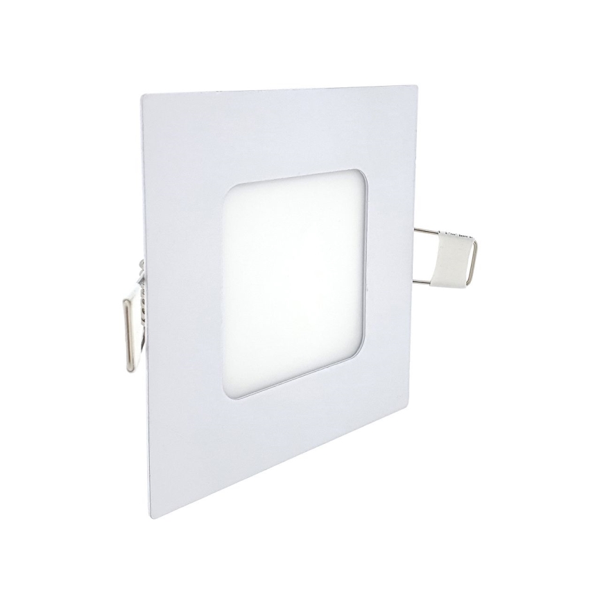 LED Recessed light SQUARE LED/3W/230V 4200K 8,3x8,3 cm white