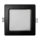 LED Recessed light SQUARE LED/6W/230V 4000K 12x12 cm black