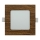 LED Recessed light SQUARE LED/6W/230V 4200K 11,8x11,8 cm brown