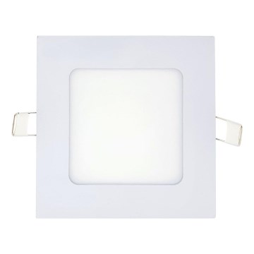 LED Recessed light SQUARE LED/6W/230V 4200K 11,8x11,8 cm white