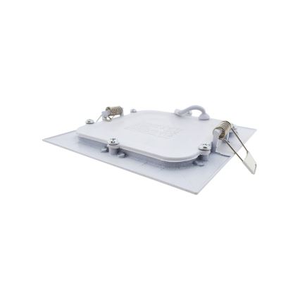 LED Recessed light SQUARE LED/6W/230V 4200K 11,8x11,8 cm white