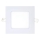 LED Recessed light SQUARE LED/6W/230V 6500K 11,8x11,8 cm white