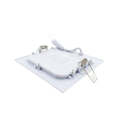 LED Recessed light SQUARE LED/6W/230V 6500K 11,8x11,8 cm white