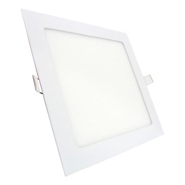 LED Recessed light SQUARE LED/9W/230V 4200K 14,6x14,6 cm white