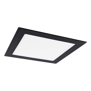 LED Recessed light VEGA LED/18W/230V 2900/3900/5800K 22,5x22,5 cm black