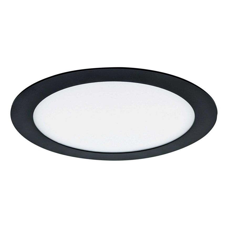 LED Recessed light VEGA LED/18W/230V 2900/3900/5800K d. 22,5 cm black