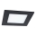 LED Recessed light VEGA LED/6W/230V 2900/3900/5800K 12,5x12,5 cm black