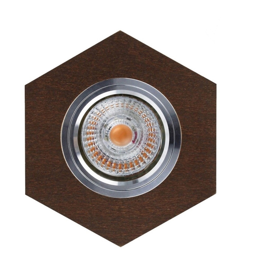 LED Recessed light VITAR 1xGU10/5W/230V CRI 90 beech