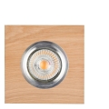 LED Recessed light VITAR 1xGU10/5W/230V CRI 90 oak