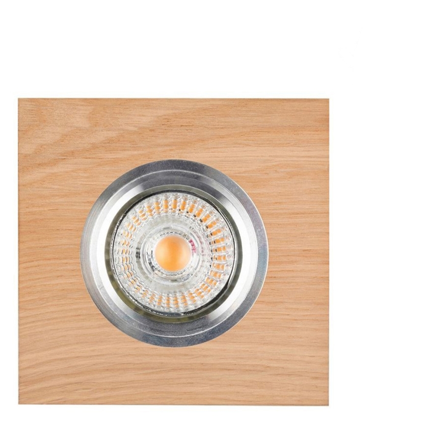 LED Recessed light VITAR 1xGU10/5W/230V CRI 90 oak