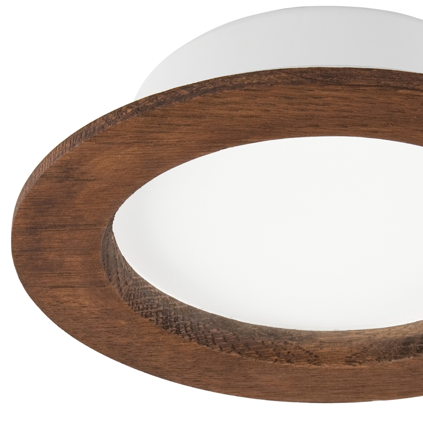 LED Recessed light WOODY SPOT LED/12,5W/230V 4000K cherry ø 16 cm