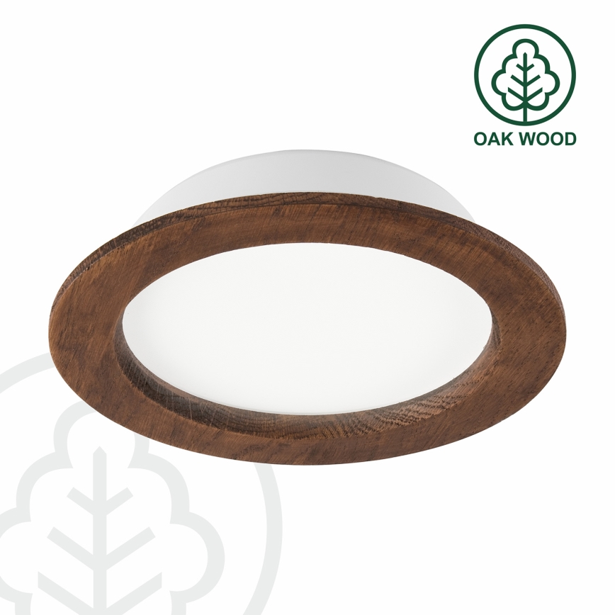LED Recessed light WOODY SPOT LED/16,5W/230V 4000K cherry ø 18,5 cm