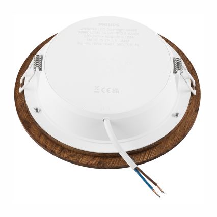 LED Recessed light WOODY SPOT LED/16,5W/230V 4000K cherry ø 18,5 cm