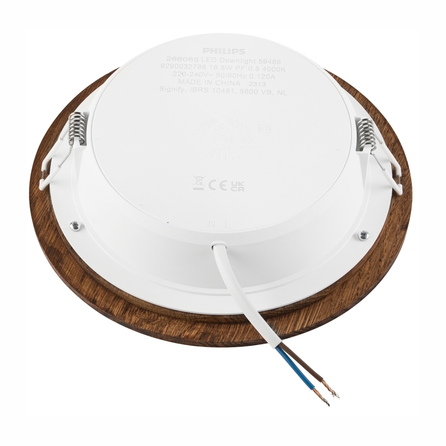 LED Recessed light WOODY SPOT LED/16,5W/230V 4000K cherry ø 18,5 cm