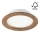 LED Recessed light WOODY SPOT LED/16,5W/230V 4000K walnut ø 18,5 cm