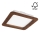 LED Recessed light WOODY SPOT LED/17W/230V 3000K cherry 18,5x18,5 cm