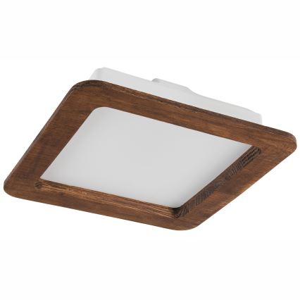 LED Recessed light WOODY SPOT LED/17W/230V 3000K cherry 18,5x18,5 cm