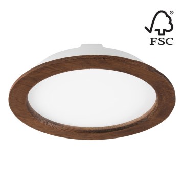 LED Recessed light WOODY SPOT LED/23,5W/230V 4000K cherry ø 23,5 cm