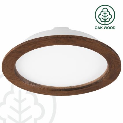 LED Recessed light WOODY SPOT LED/23,5W/230V 4000K cherry ø 23,5 cm