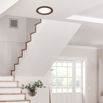 LED Recessed light WOODY SPOT LED/23,5W/230V 4000K cherry ø 23,5 cm