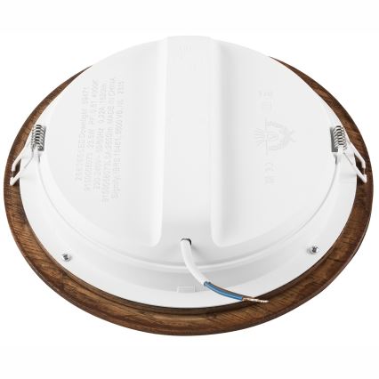 LED Recessed light WOODY SPOT LED/23,5W/230V 4000K cherry ø 23,5 cm