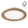 LED Recessed light WOODY SPOT LED/23,5W/230V 4000K walnut ø 23,5 cm